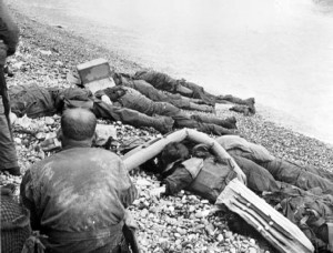 Assault Troops Awaiting Burial